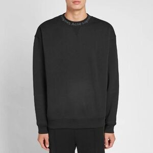 RARE Acne Studios Flogho Crew Sweat Black Medium
